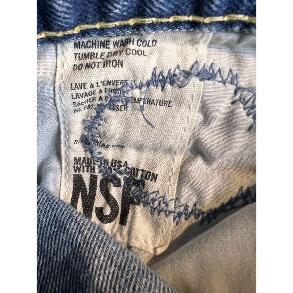 Nsf Straight Slouch Patchwork Button Fly Jeans Wo… - image 3